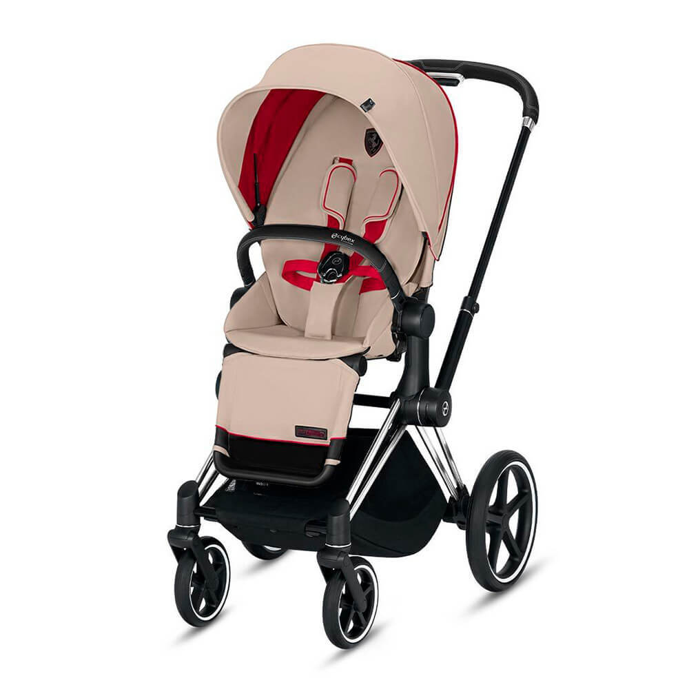 Прогулочная коляска Cybex Priam Ferrari Silver Grey (Chrome Black)