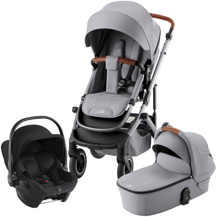 Коляска 3 в 1 Britax Römer Smile 5Z (автокресло BS CORE) Frost Grey