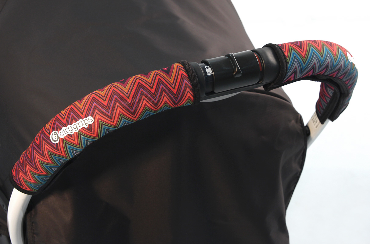 Чехлы Choopie CityGrips на ручки для универсальной коляски длинные 502 ZigZag Color