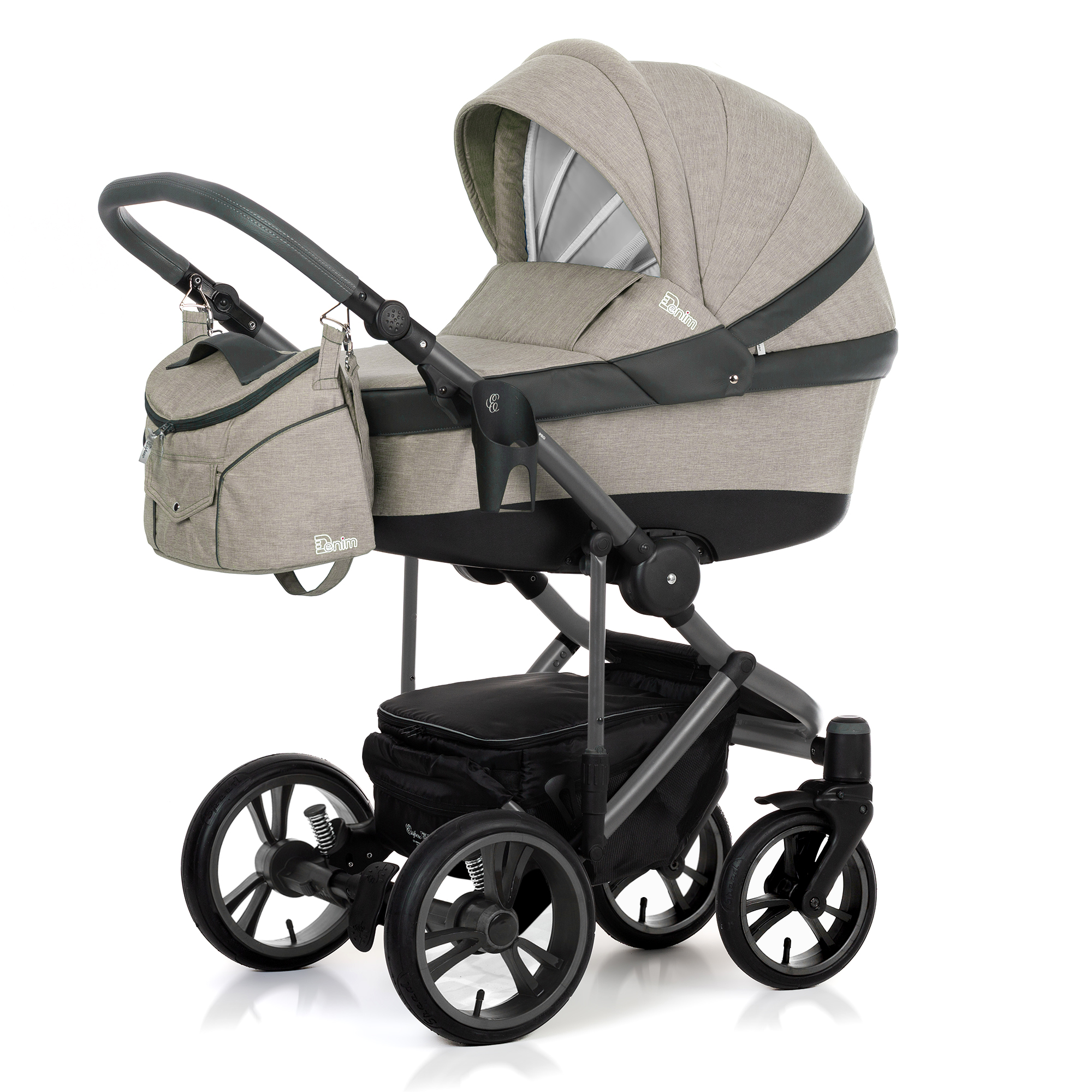 Коляска для новорожденных Esspero Denim (шасси Magic Pro Graphite) Sahara