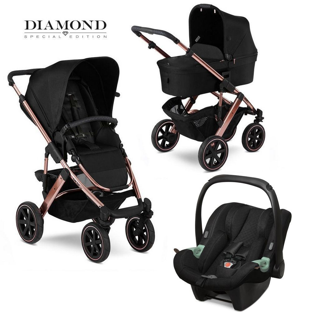 Коляска 3 в 1 FD-Design Salsa 4 Air Diamond Rose Gold/Champagne