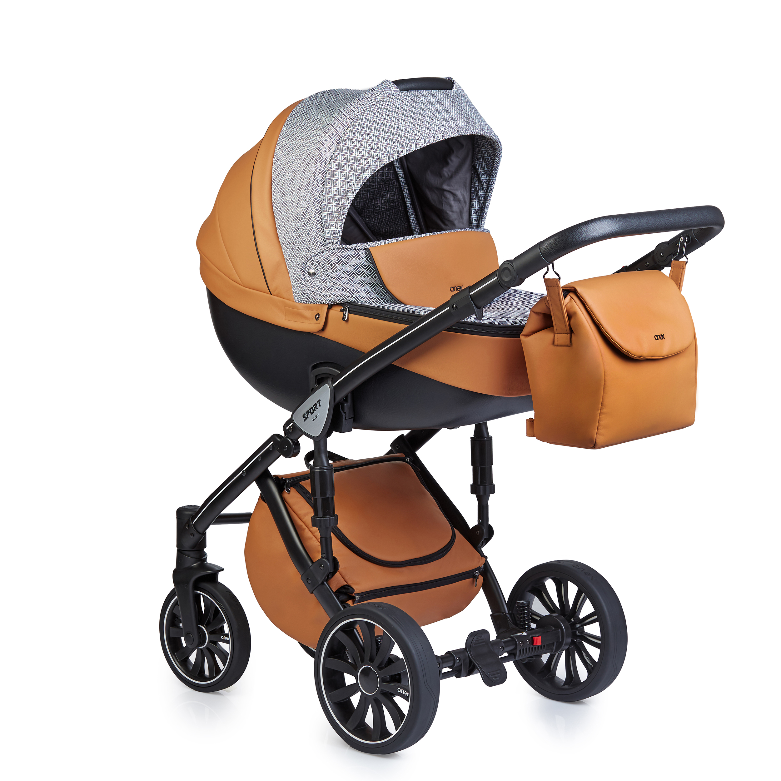 Коляска 3 в 1 Anex Sport foxy