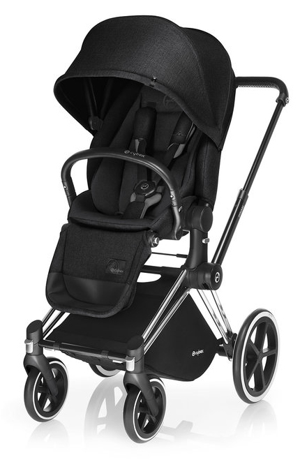 Прогулочная коляска Cybex Priam (шасси Trekking Matt Black) Stardust Black
