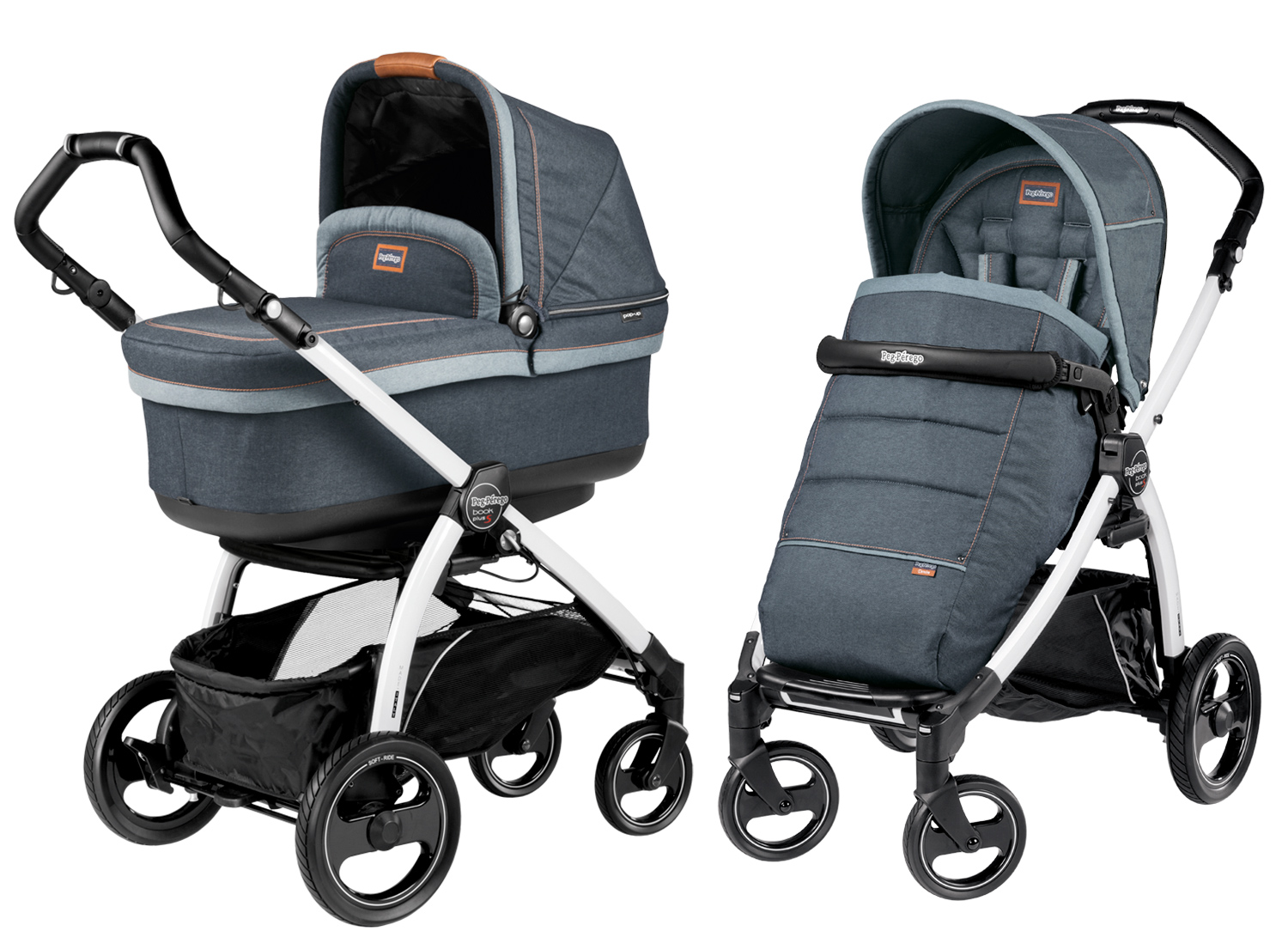 Peg-Perego Book Plus S Modular POP UP Blue Denim