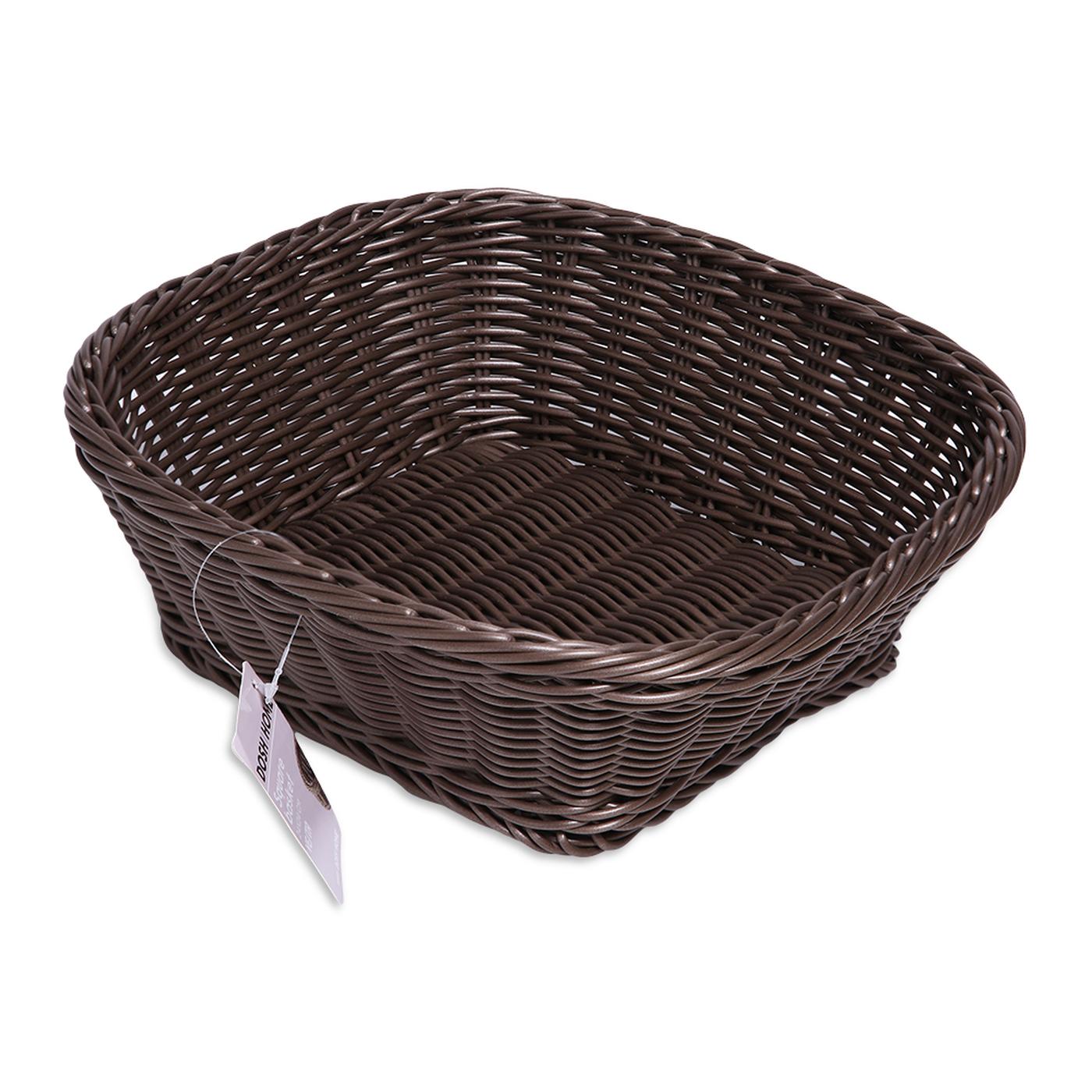 Корзинка DOSH I HOME VESTA 24x24см, квадратная коричневая