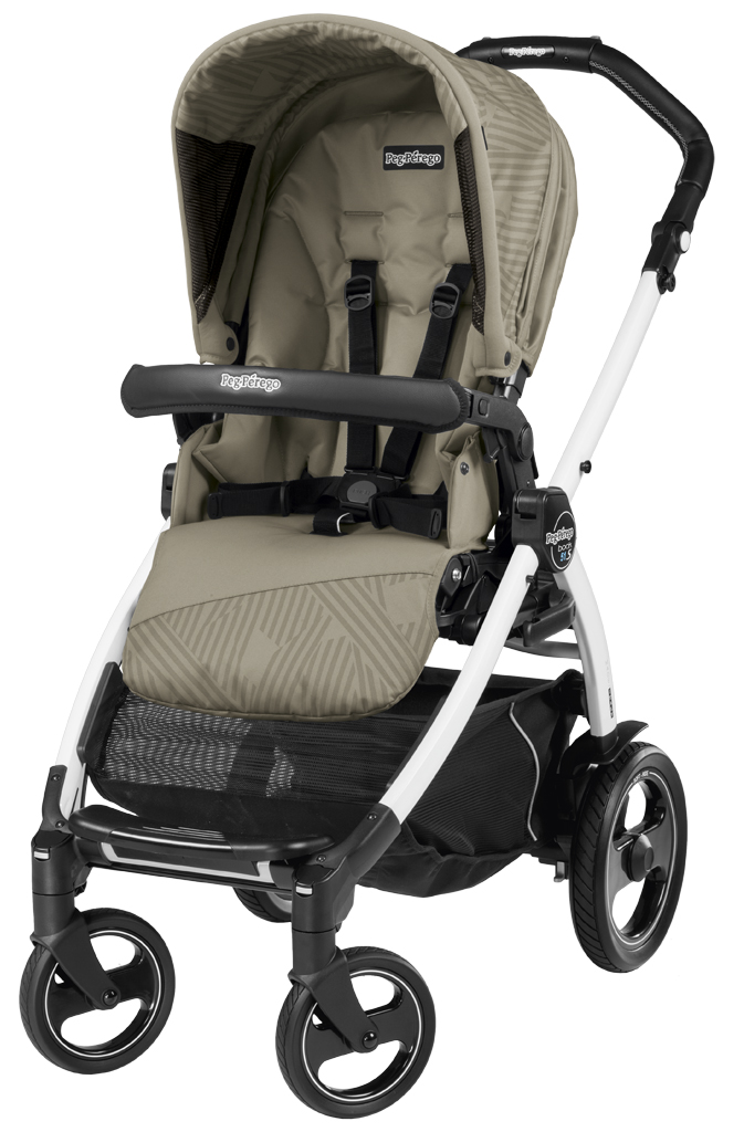 Прогулочная коляска Peg Perego Book 51 S Pop Up Sportivo (шасси White/Black) Geo Beige