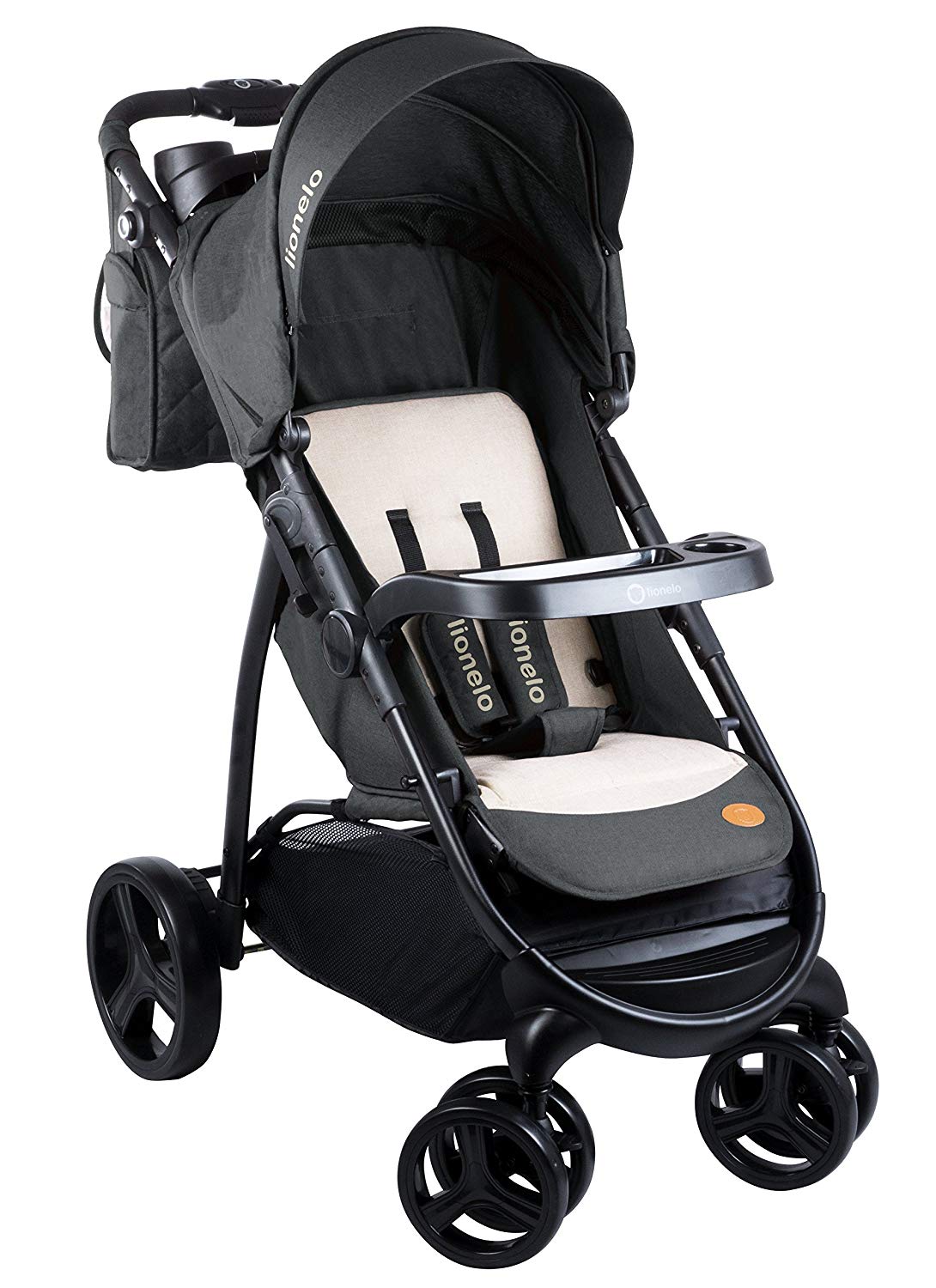 Прогулочная коляска Lionelo Elise dark grey