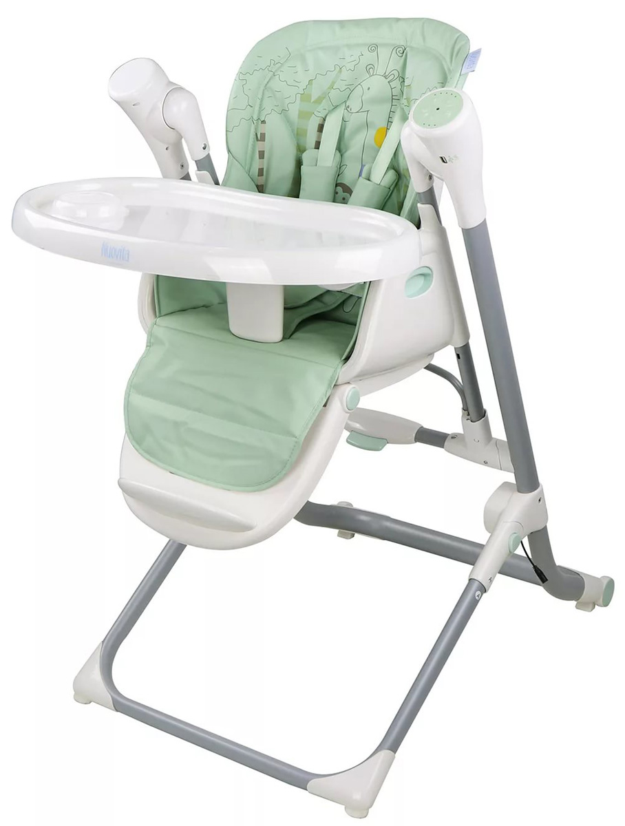 Стул-качели для кормления Nuovita Unico Leggero Giraffa Verde