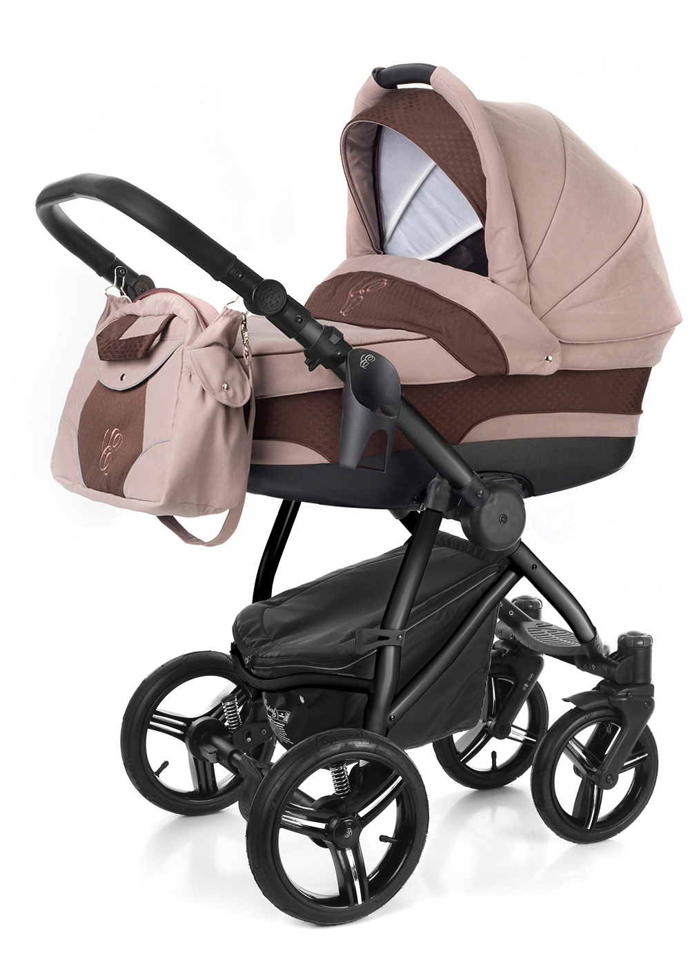 Коляска для новорожденных Esspero Newborn Lux (шасси Black) Luna