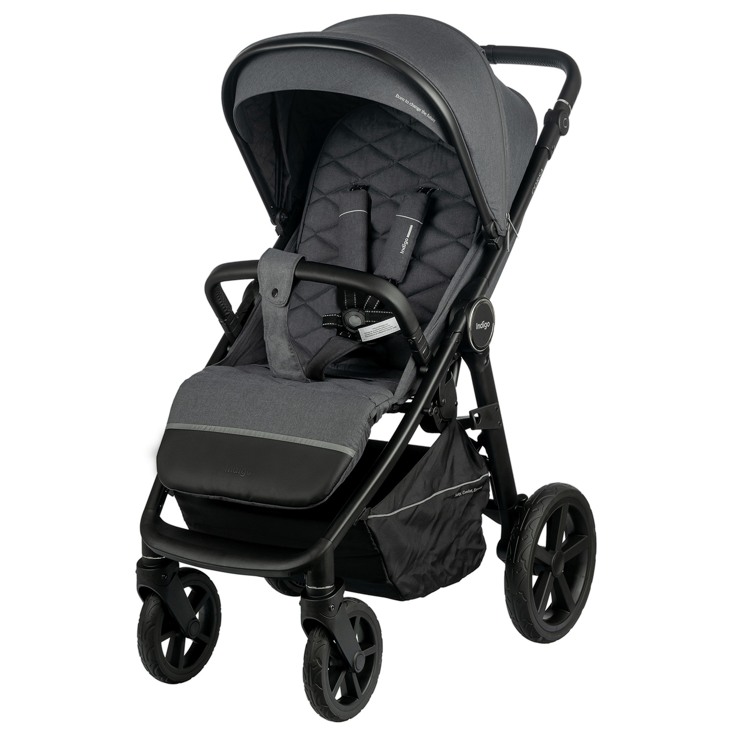 Прогулочная коляска INDIGO CORSA графит