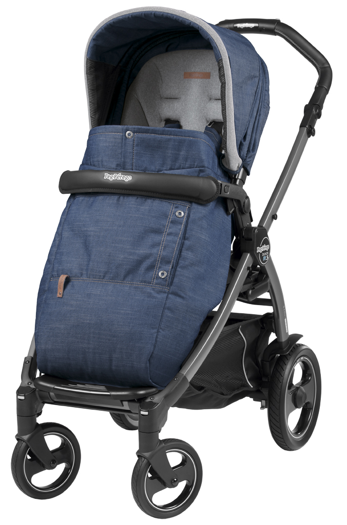 Прогулочная коляска Peg Perego Book 51 S Pop Up Completo (шасси Jet) Urban Denim