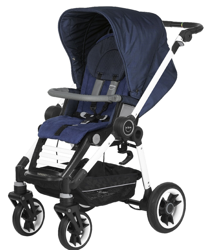 Прогулочная коляска Teutonia Bliss (шасси Pearl) 6025 Atlantic с ручным тормозом
