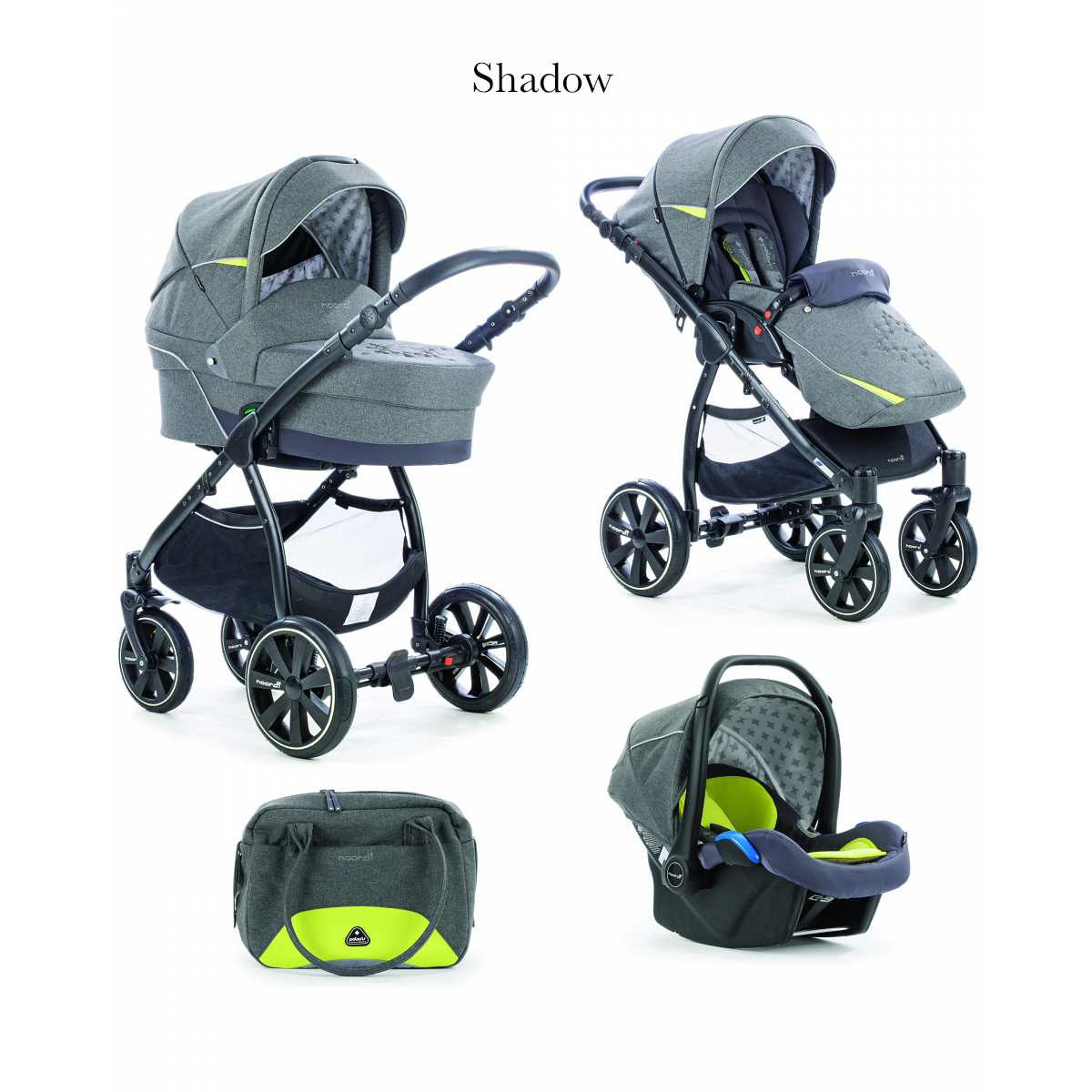 Коляска 3 в 1 Noordi Polaris Compfort Shadow