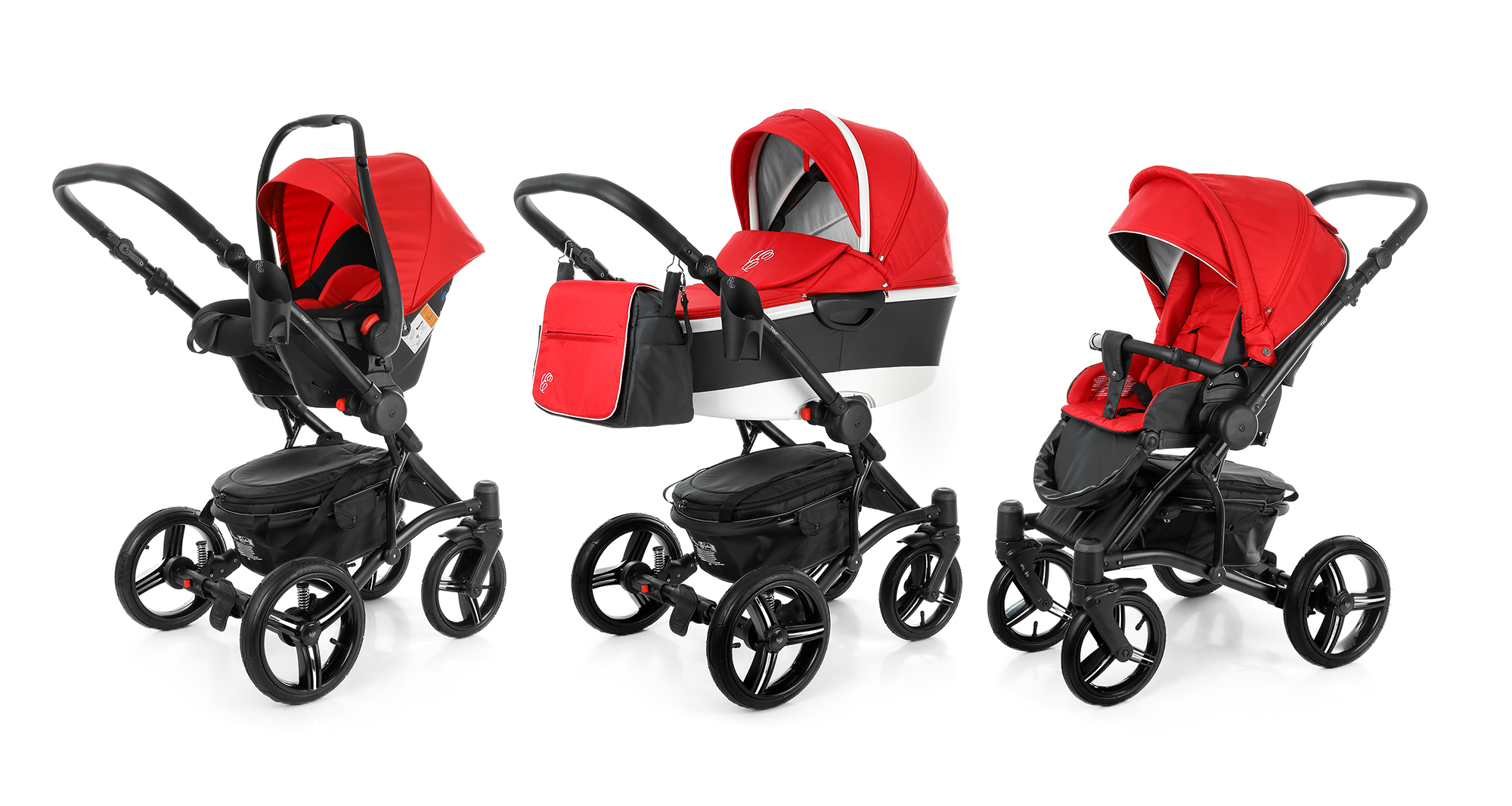 Коляска 3 в 1 Esspero Tour Alu (шасси Black) Red