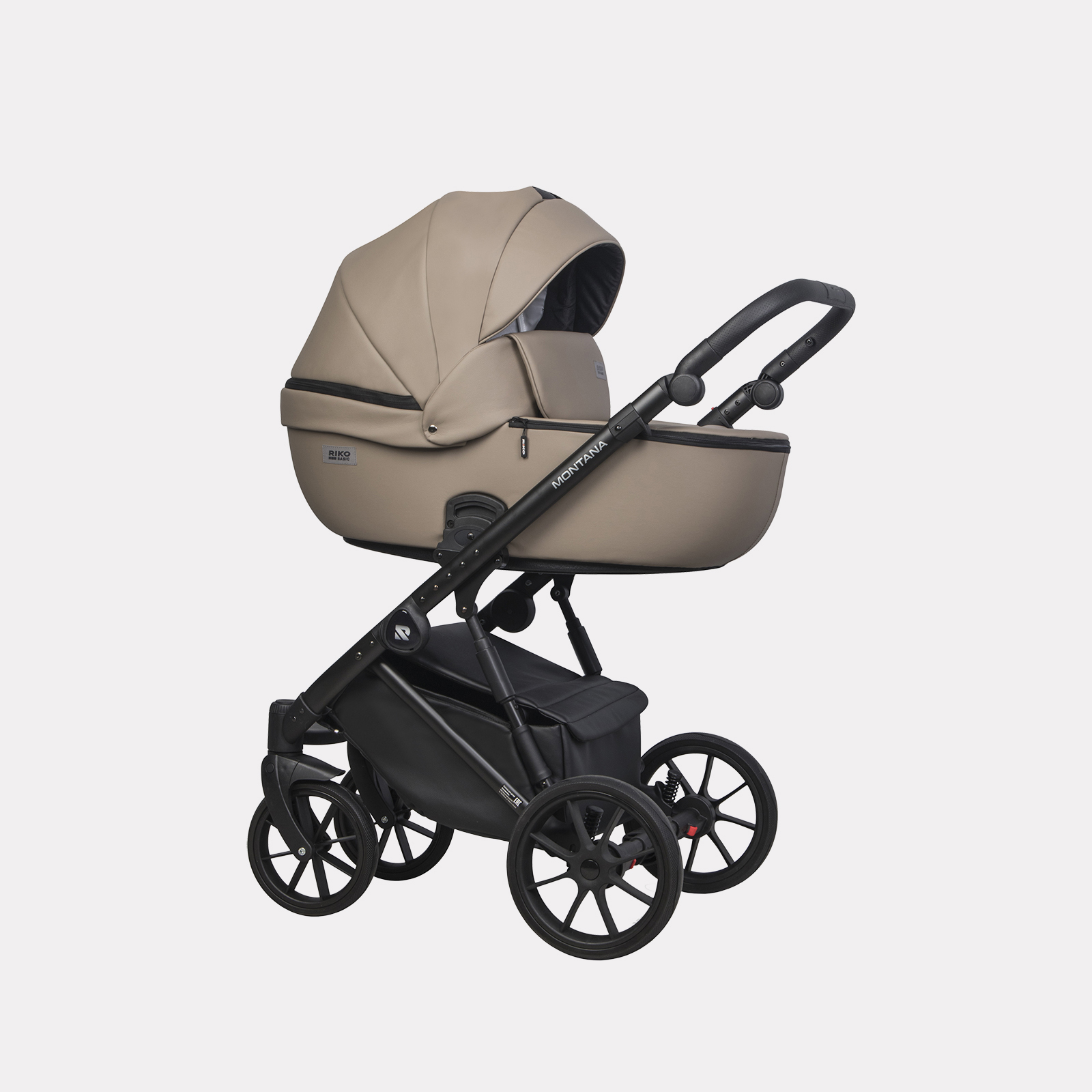 Коляска 3 в 1 RIKO BASIC MONTANA ECCO 22 Beige (бежевый)