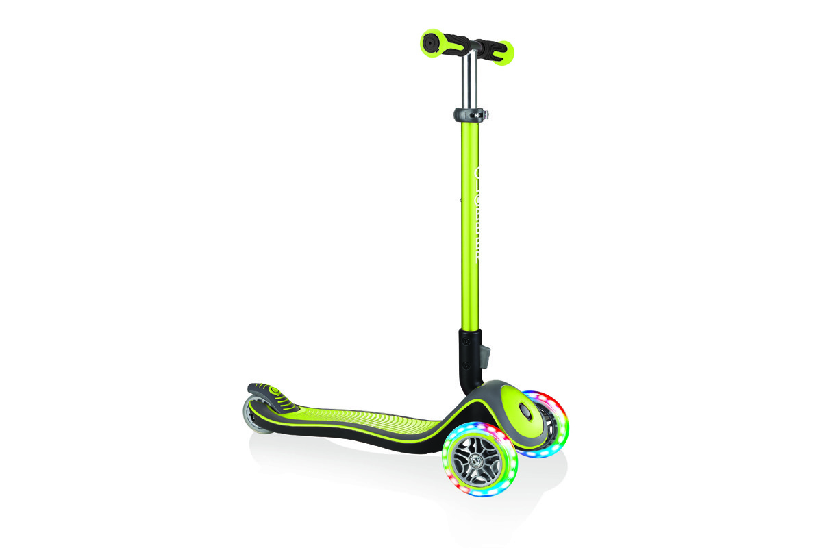 Самокат Globber Elite Deluxe Lights Зеленый