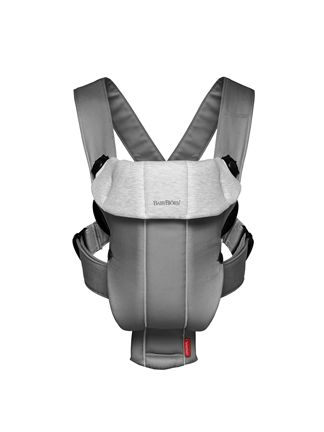 Рюкзак-кенгуру BabyBjorn Original Cotton Dark Grey/Grey/Jercey