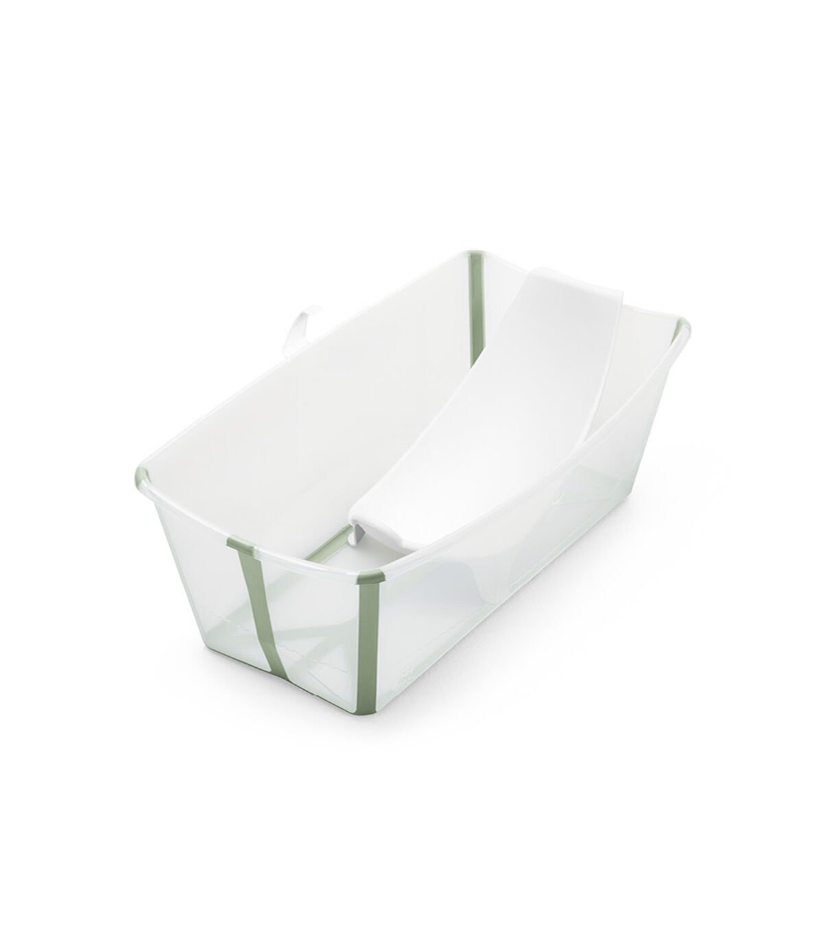 Ванночка с горкой Stokke Flexi Bath Макси Bundle Transparent Green