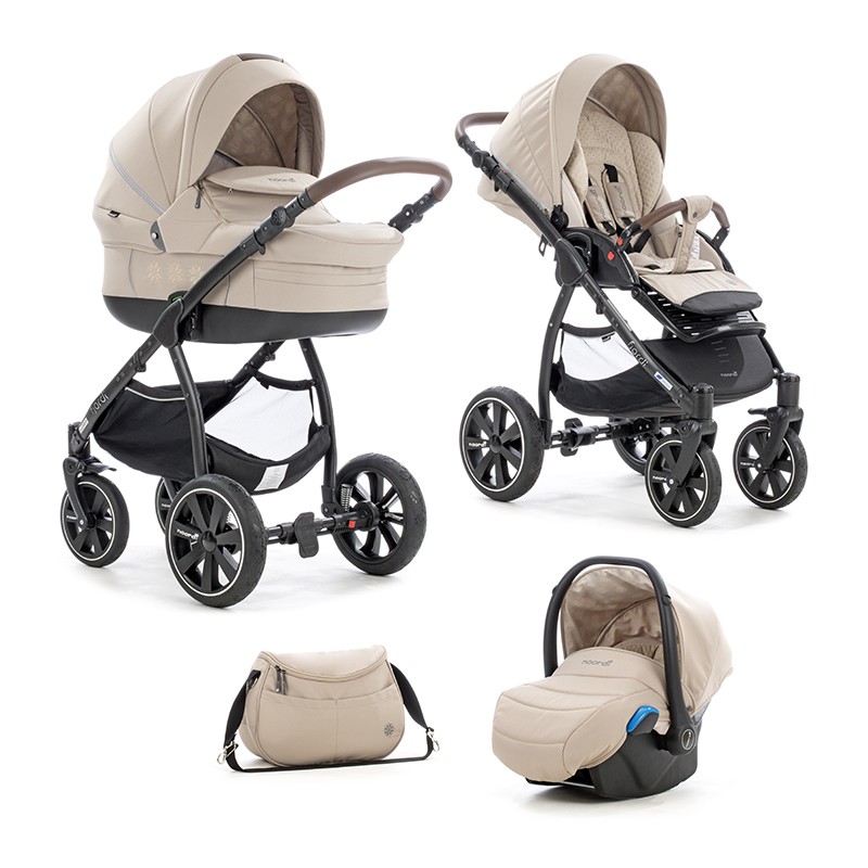 Коляска 3 в 1 Noordi Fjordi Sport NB+ Simply Taupe 852
