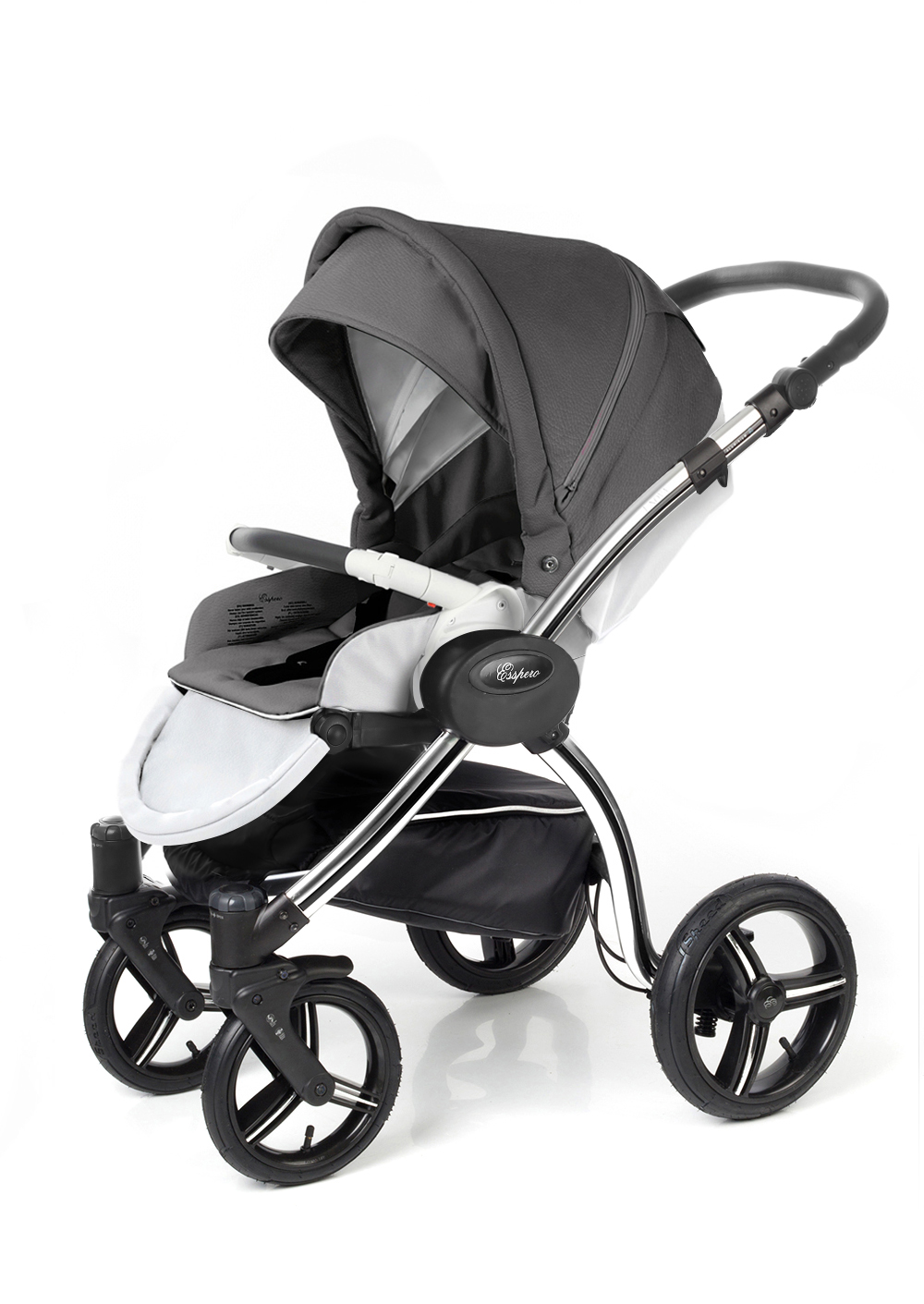 Прогулочная коляска Esspero Grand I-Nova (шасси Chrome) Grafite leatherette