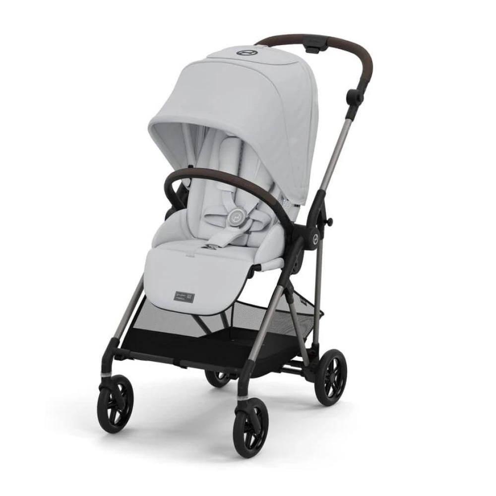 Прогулочная коляска Cybex Melio Fog Grey с дождевиком