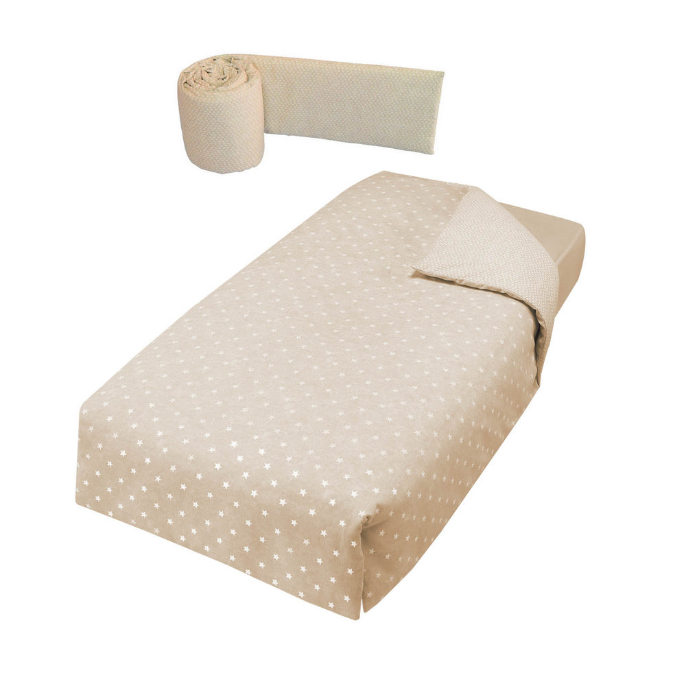 Бортики и покрывало Micuna Galaxy TX-1650 120х60 Galaxy Beige