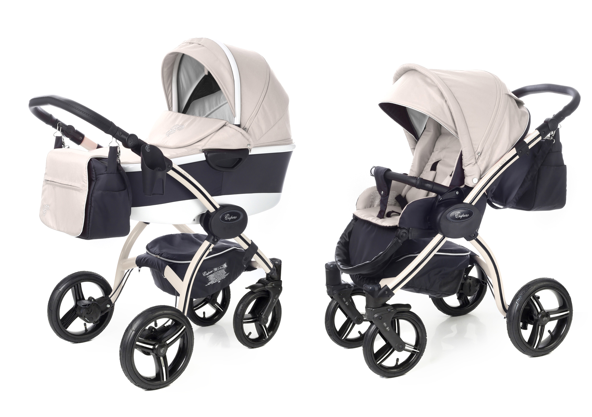 Коляска 2 в 1 Esspero I-Nova Alu (шасси Beige) Beige