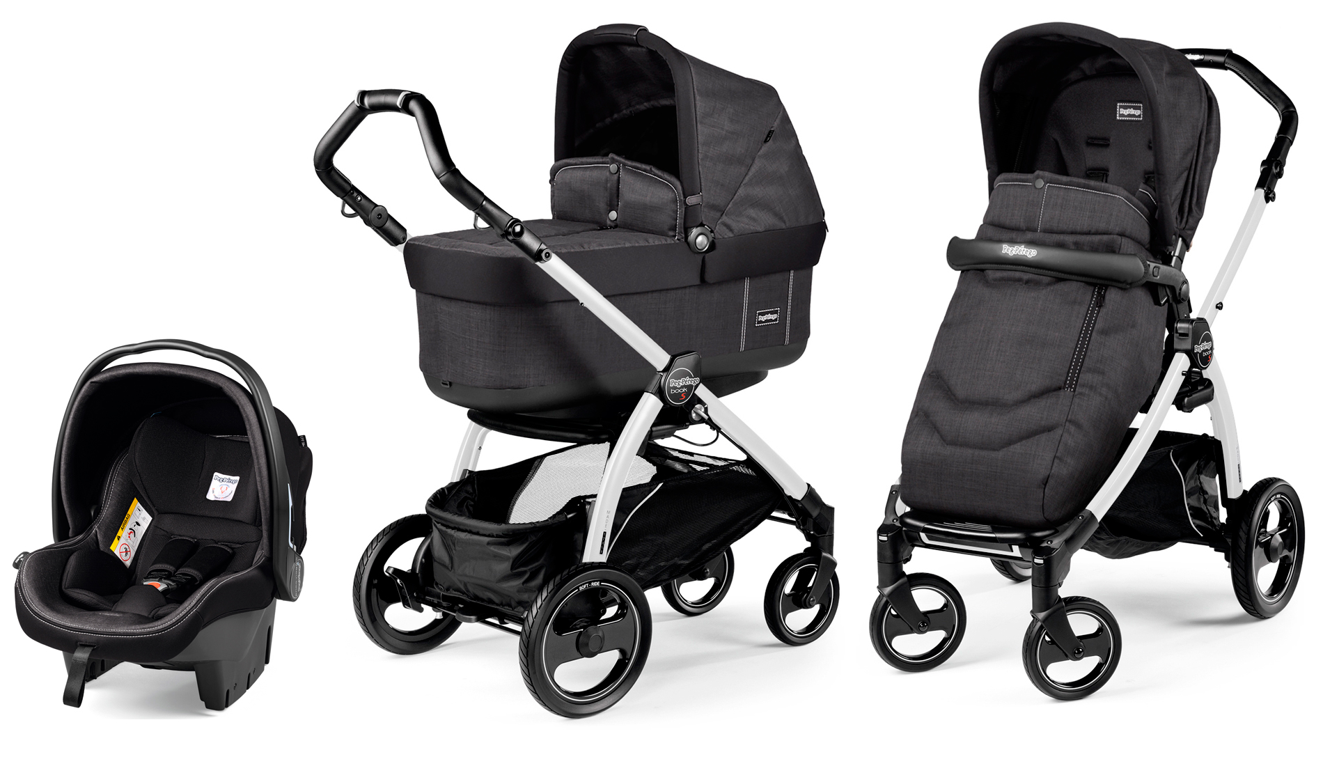 Peg-Perego Book Plus S Pop Up Modular Team Onyx