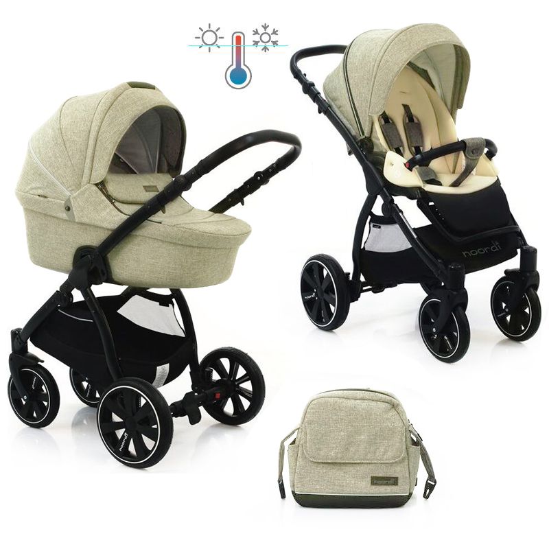 Коляска 2 в 1 Noordi Fjordi Sport Sand Melange