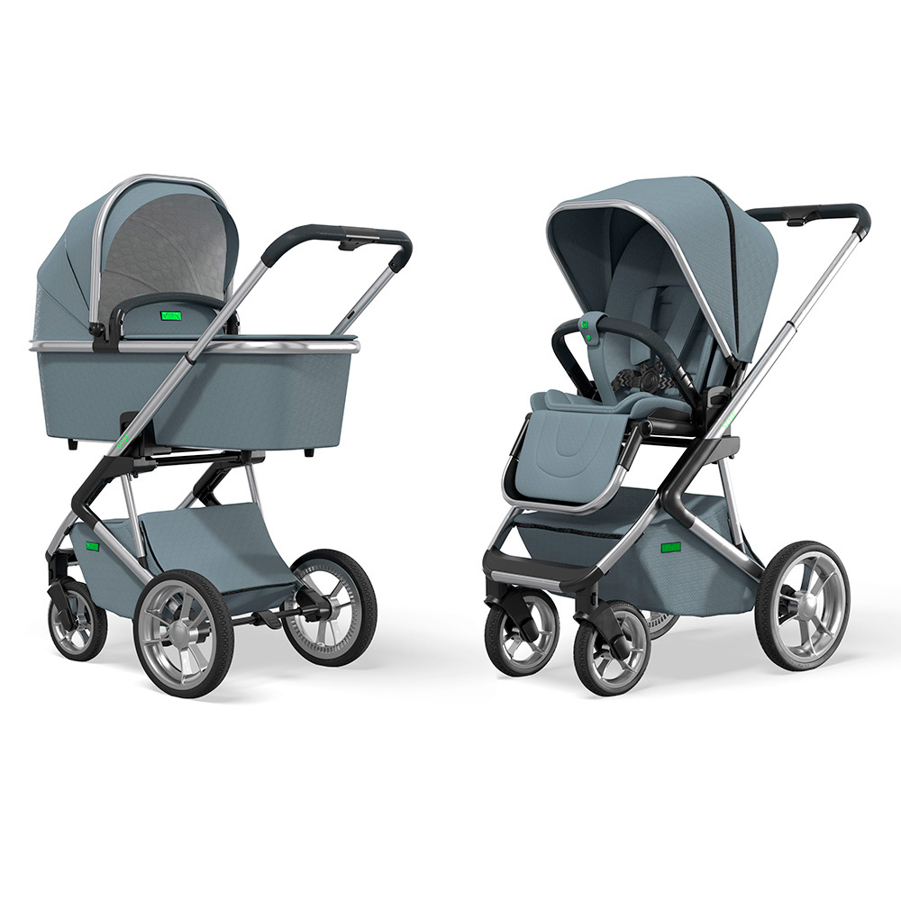 Коляска 2 в 1 Moon Style Оcean (300) 2021