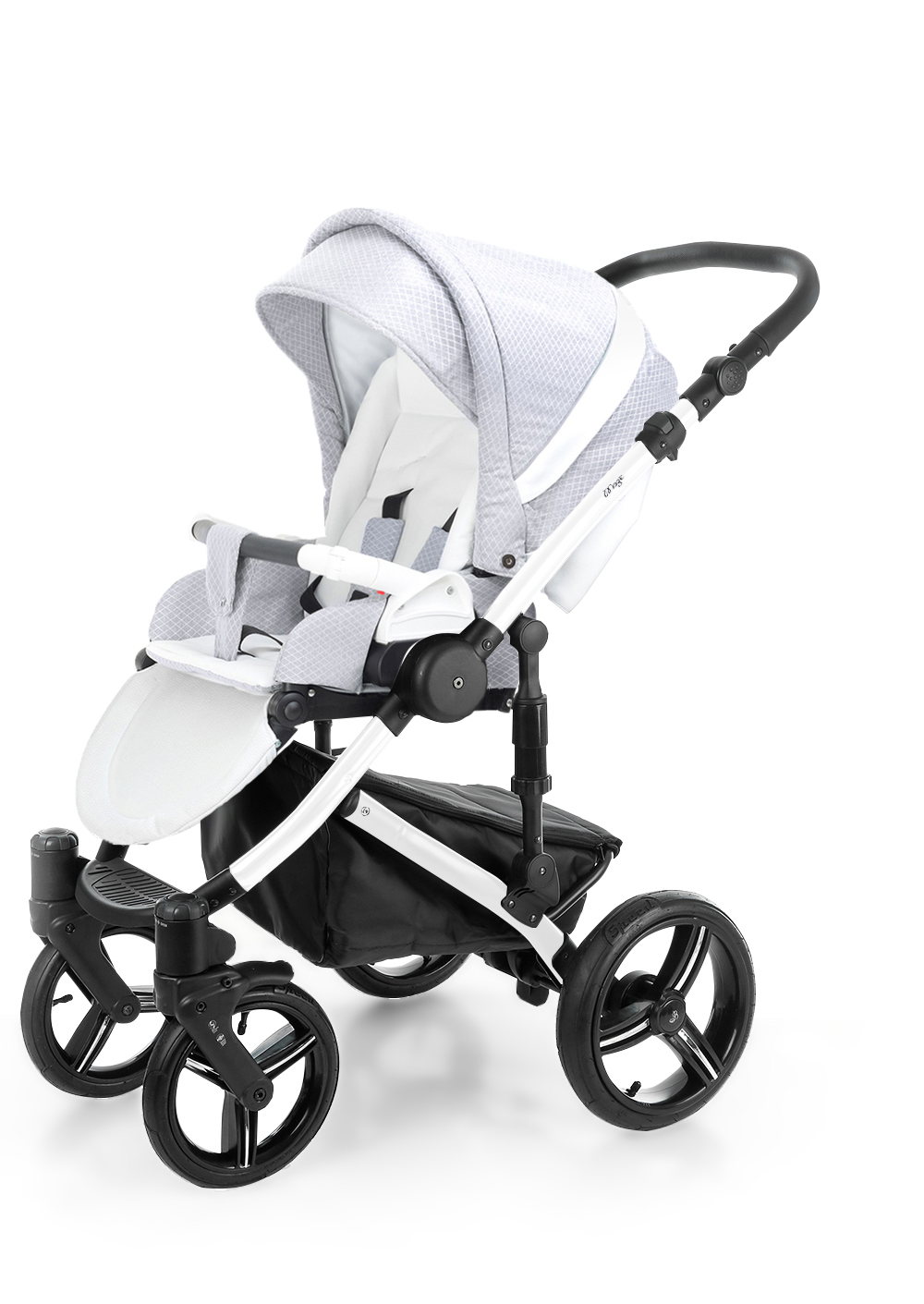Прогулочная коляска Esspero Grand Magic (шасси White) Grey Diamond