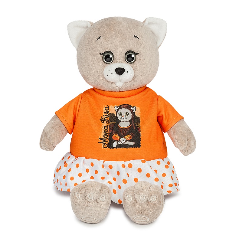 Мягкая игрушка Maxi Toys Колбаскин&Мышель Мона Киса, 20 см
