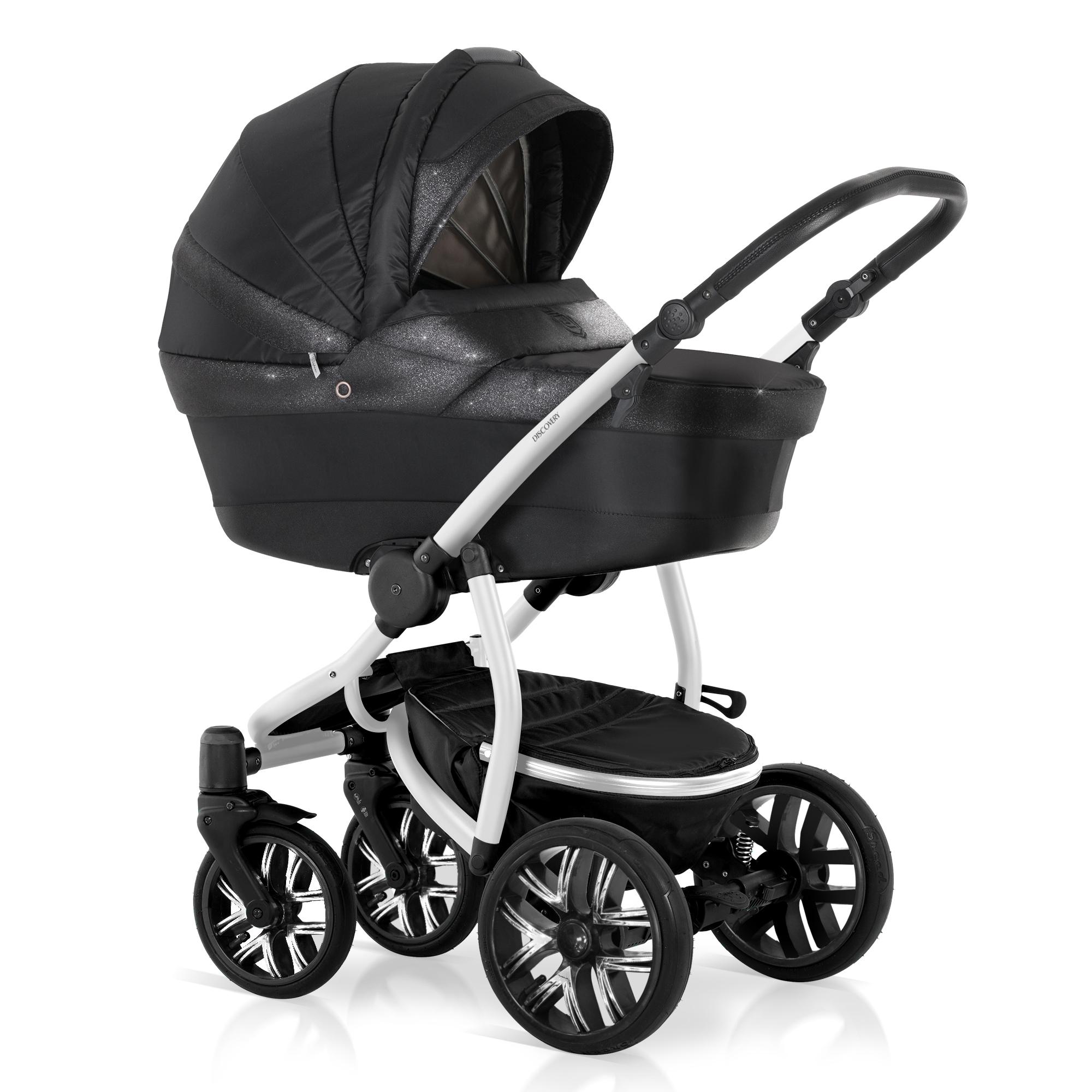 Коляска для новорожденных Esspero Nord (шасси Discovery White) Sky Black
