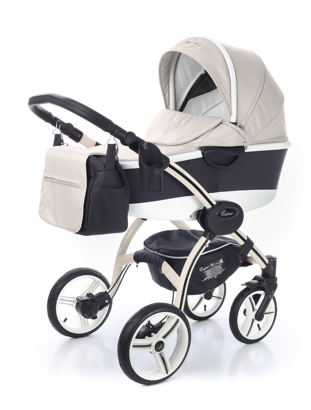 Коляска для новорожденных Esspero I-Nova Alu (шасси Beige) Beige