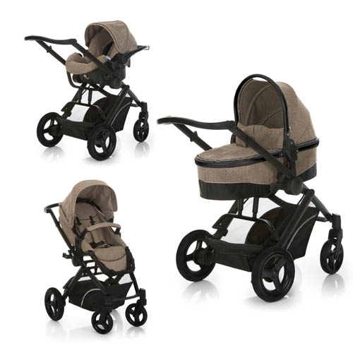 Коляска 3 в 1 Hauck Maxan 4 Plus Trioset Melange sand