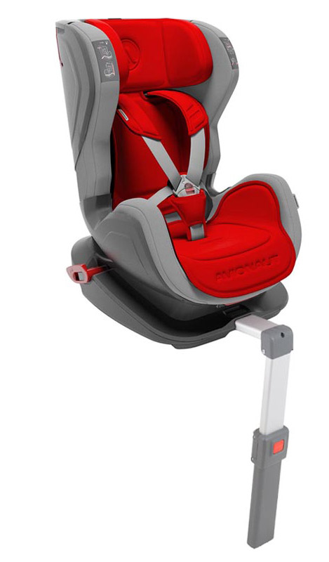 Автокресло Avionaut GLIDER ISOFIX Красный/база Серая