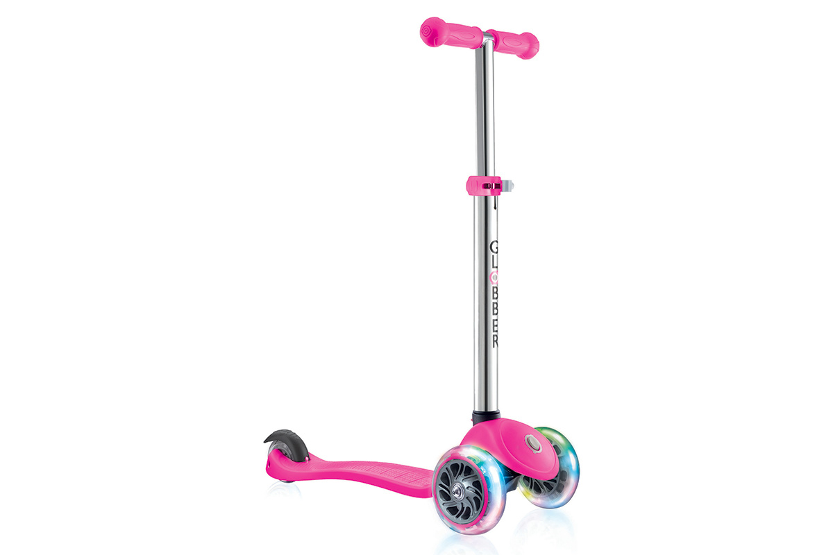 Самокат GLOBBER PRIMO LIGHTS Розовый