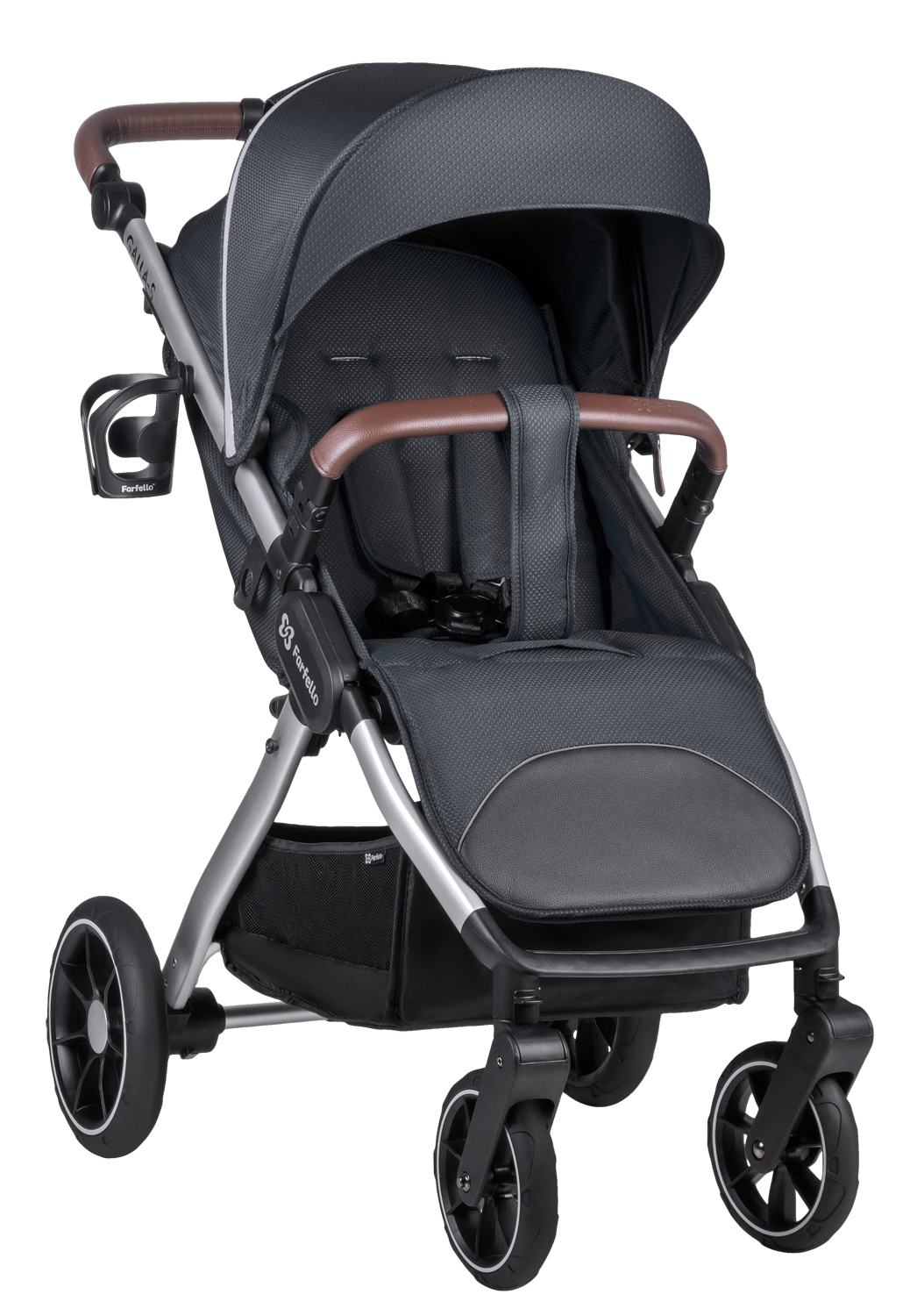 Прогулочная коляска Farfello Galla-S Black/Черный