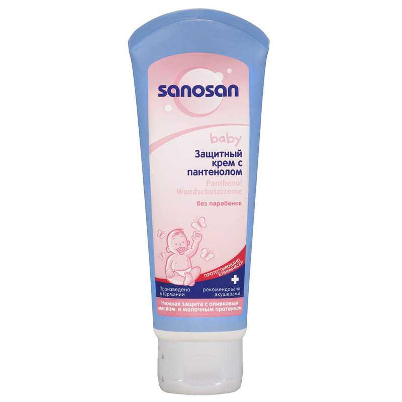 Защитный крем с пантенолом Sanosan NEW 100мл