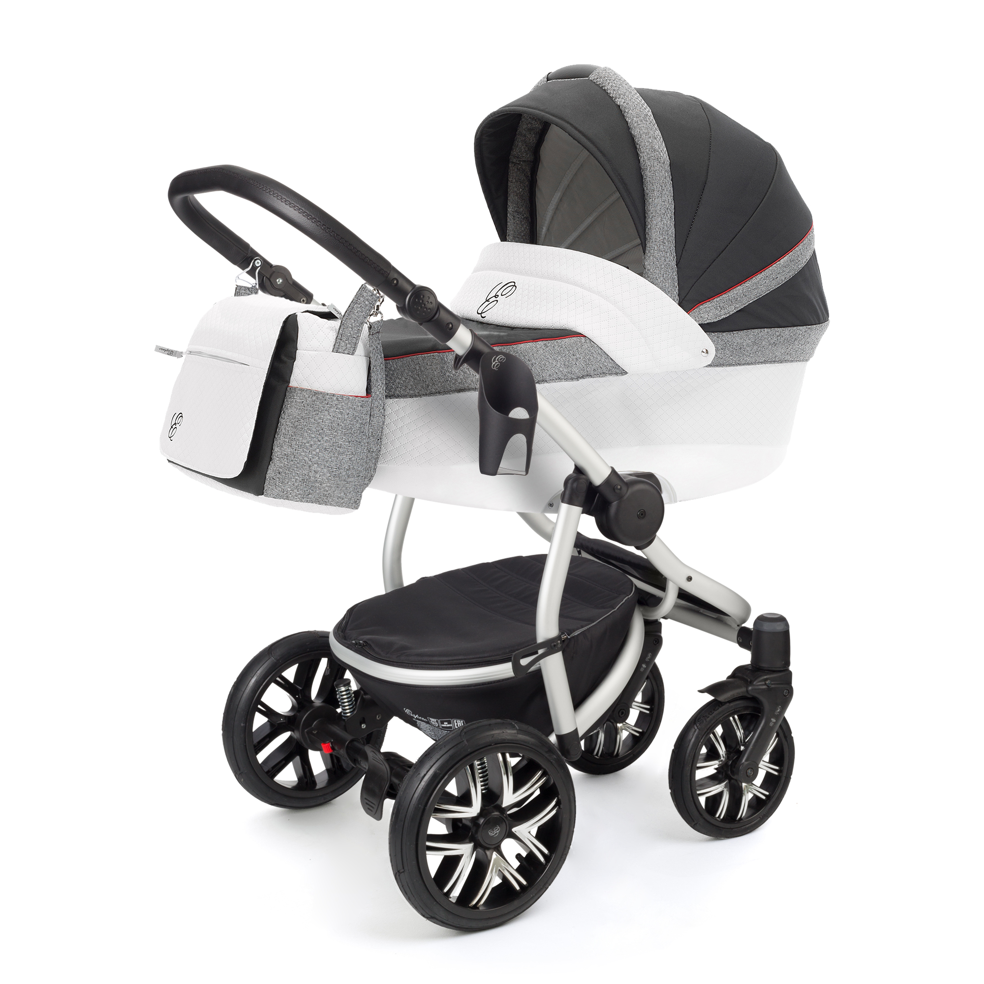 Коляска для новорожденных Esspero Grand Discovery (шасси Grey) Royal Grey