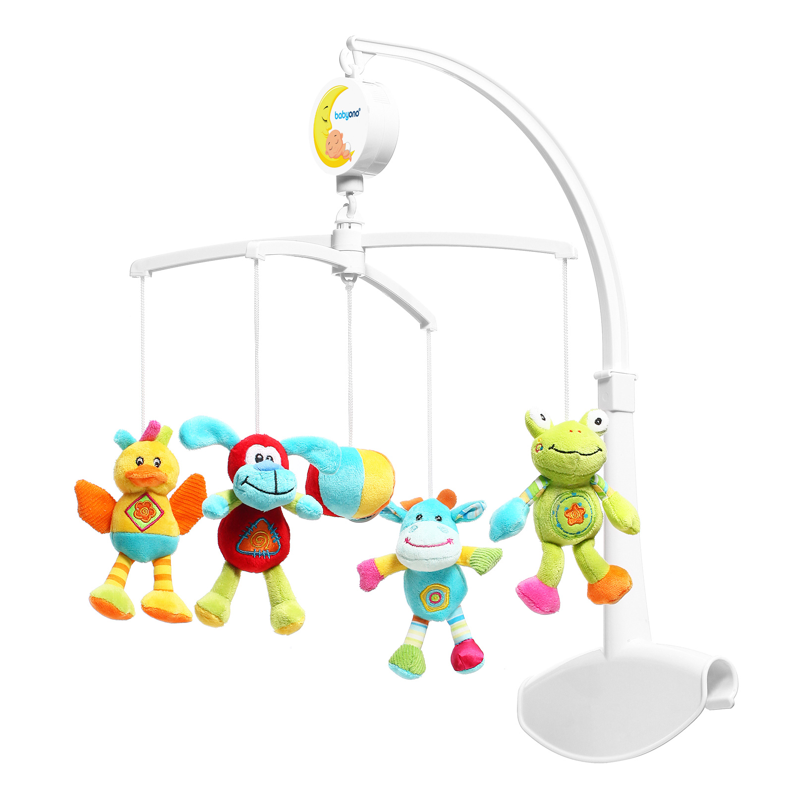 Универсальная карусель с мелодией BabyOno Зверюшки