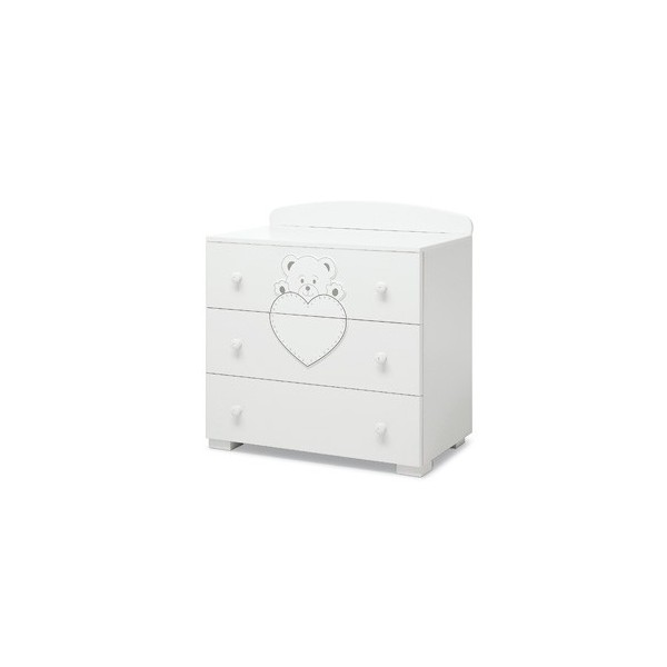 Детская комната Erbesi серия Cucciolo Бельевой комод Cucciolo White (белый)