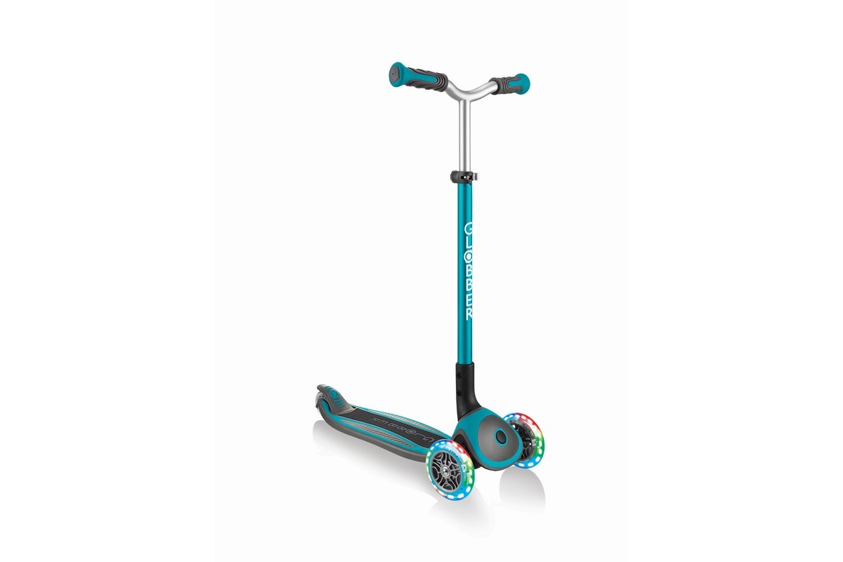 Самокат Globber Master Lights Бирюзовый