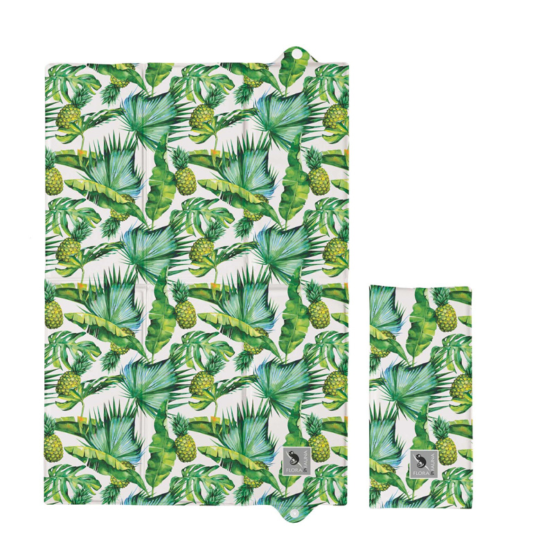 Пеленальный матрац Ceba Baby Flora Fauna 40х60 для путешествий Pina W-305-099-545