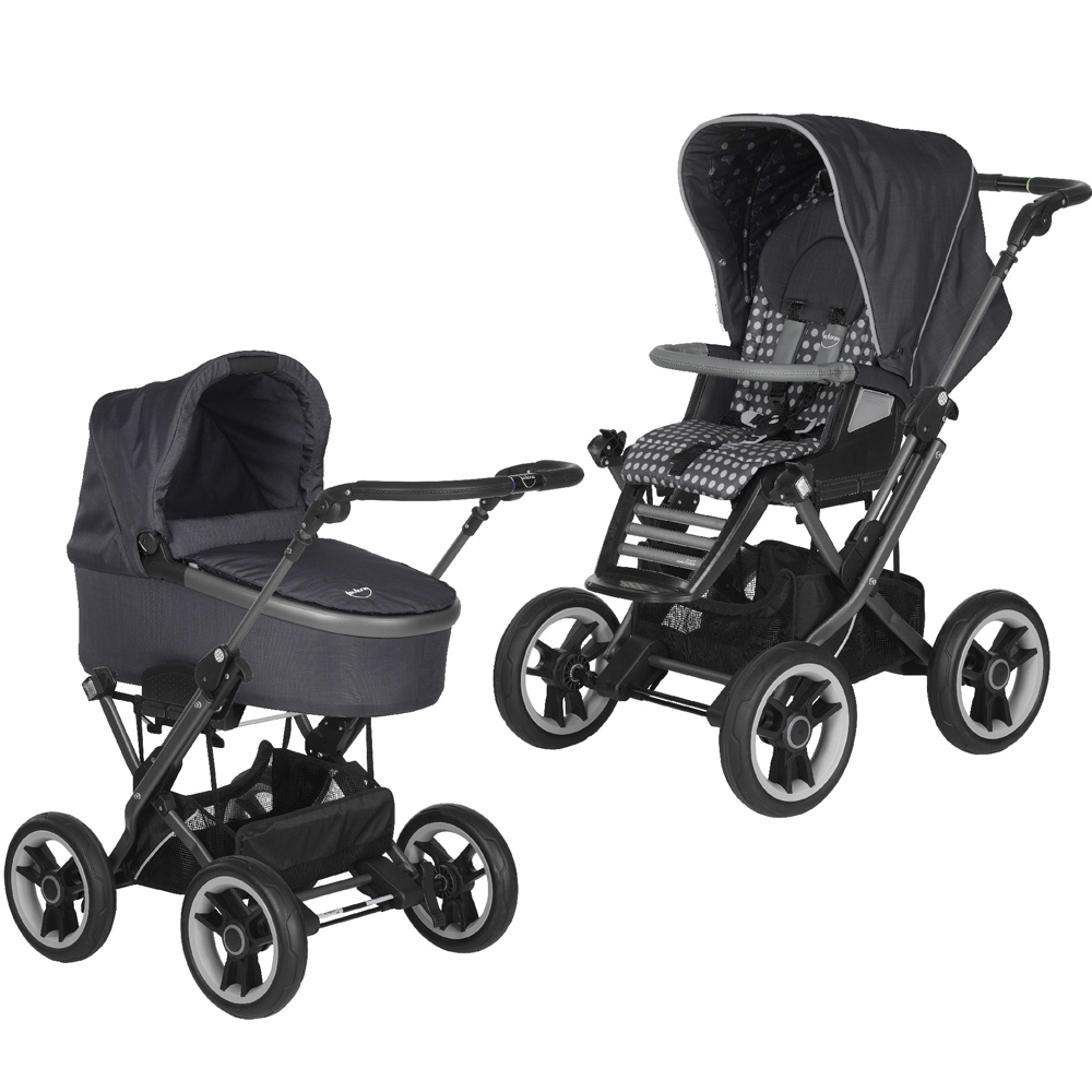 Коляска 2 в 1 Teutonia Mistral Primus V4 (шасси Graphite) 6005-6065 Continuum с ручным тормозом