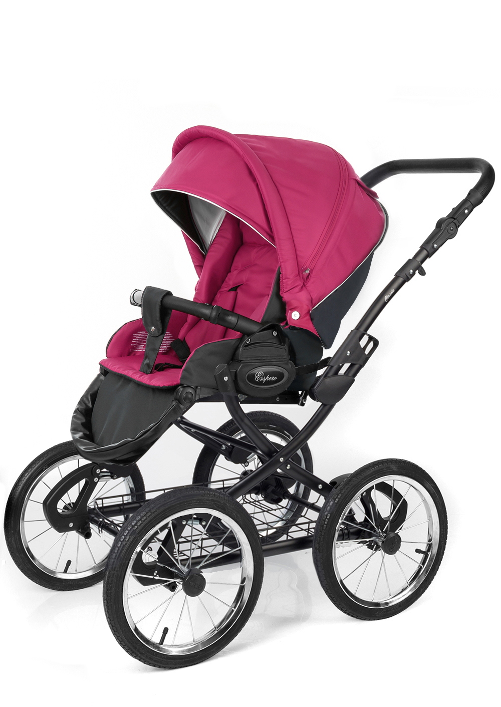 Прогулочная коляска Esspero Classic Alu (шасси Black) Camellia