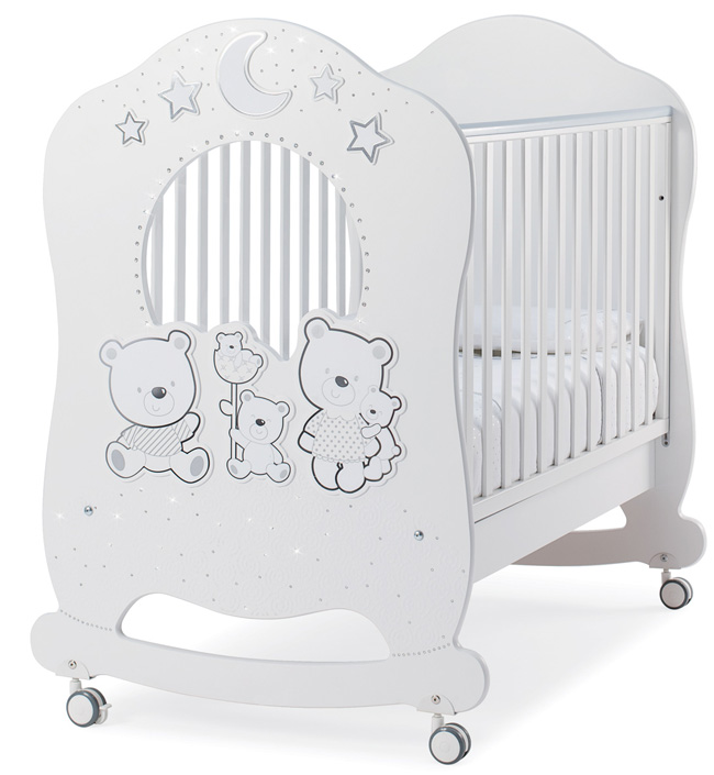 Детская кроватка Italbaby Happy Family Oblo белый