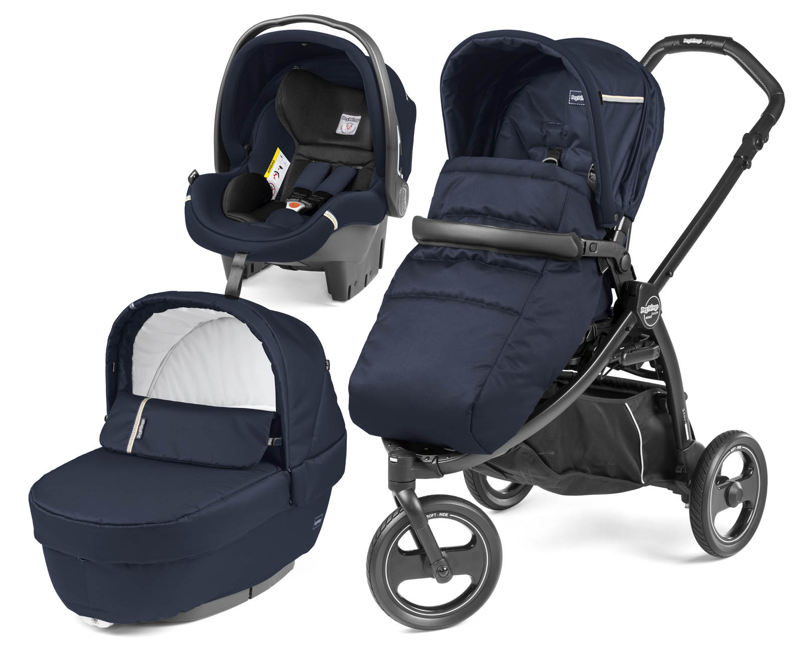 Коляска 3 в 1 Peg Perego Book Scout Elite Set Modular Class Navy