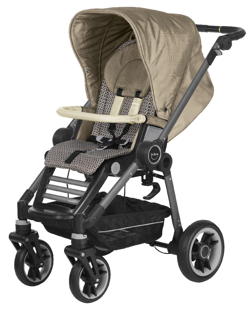 Прогулочная коляска Teutonia Bliss (шасси Graphite) 6020-6070 Sahara