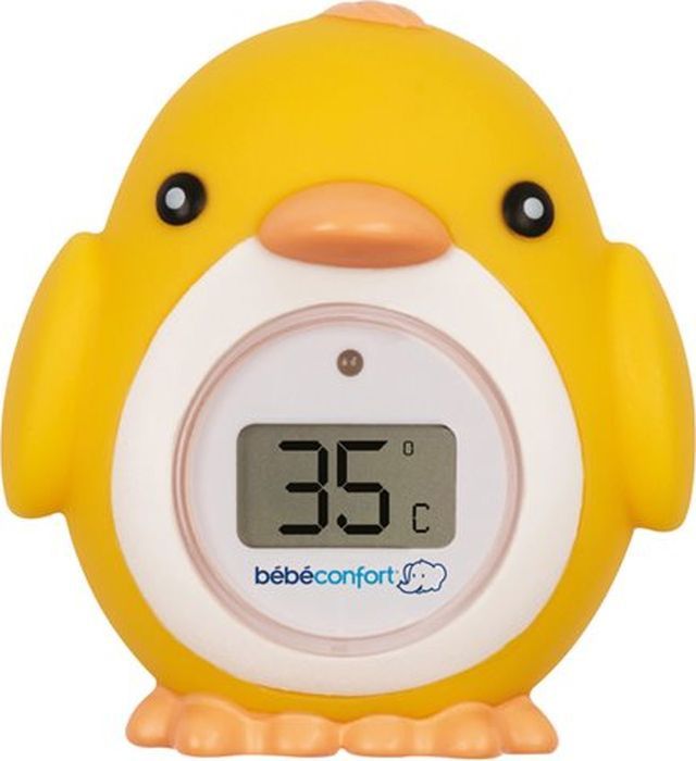 Электронный термометр для ванны Bebe Confort Цыпленок, цвет желтый